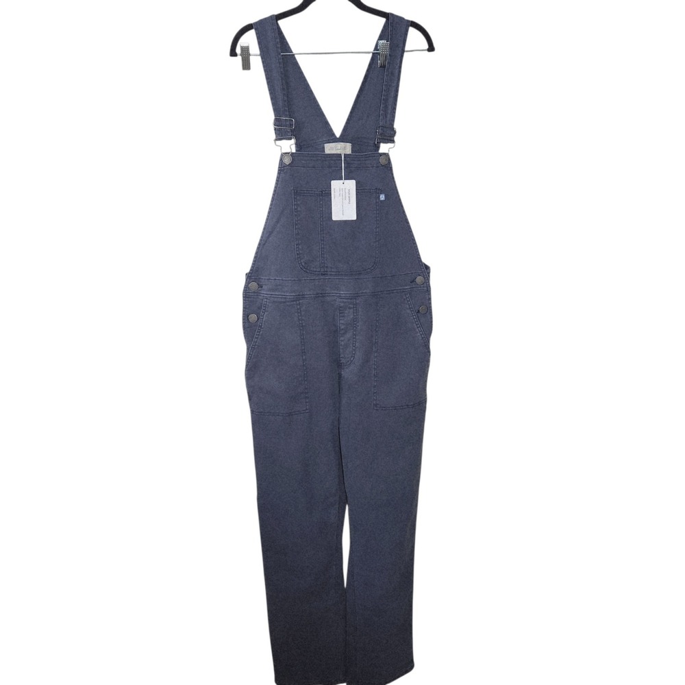 Purnell Overalls Women Size Medium Navy Blue Canvas Workwear Bibs Adjustable